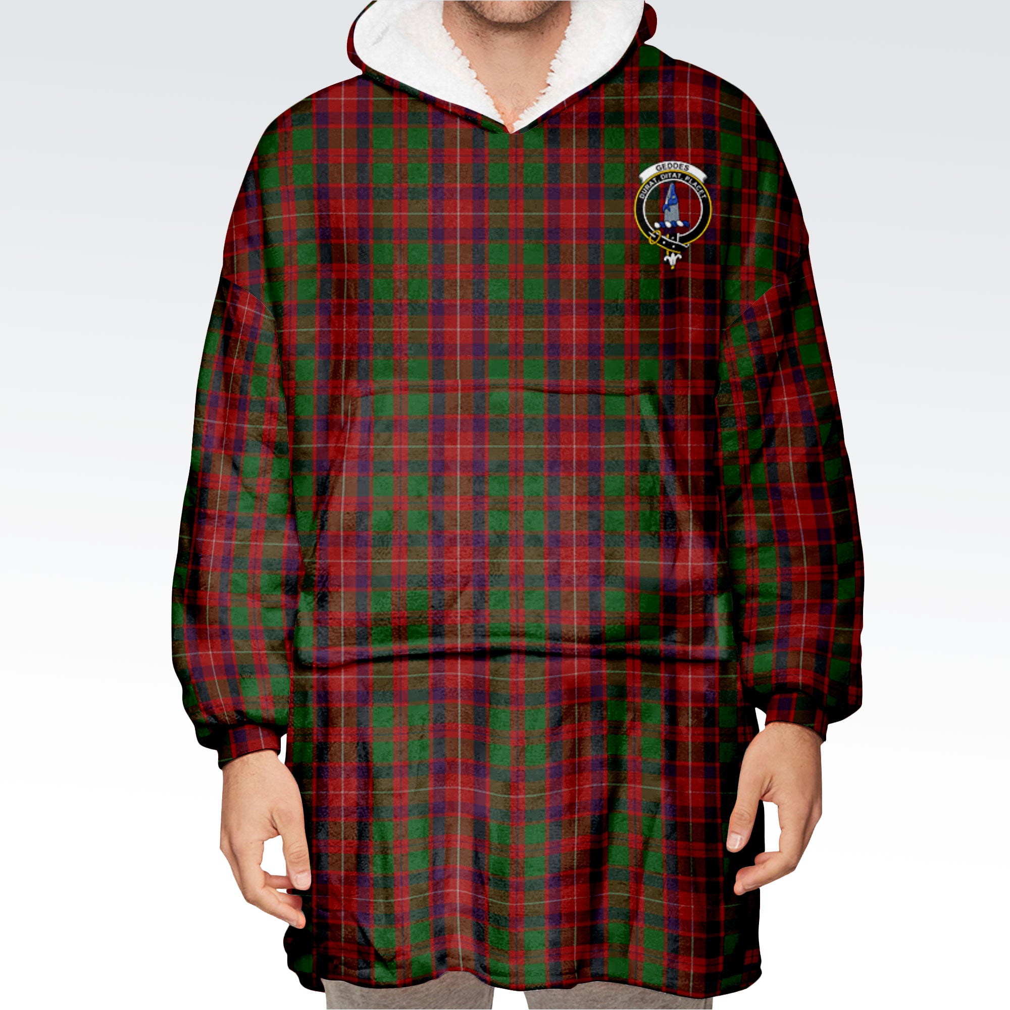 Geddes Tartan Hoodie Blanket