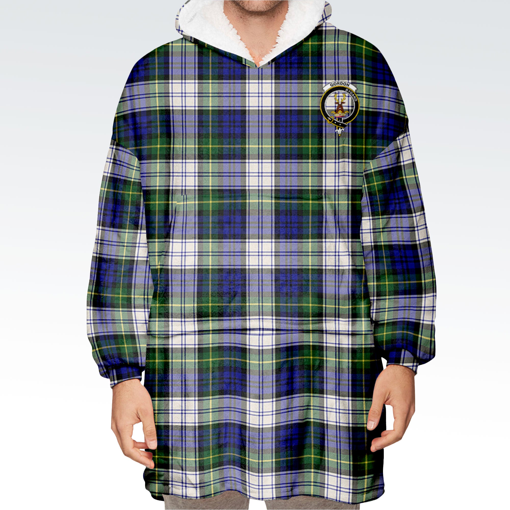 Gordon Dress Modern Tartan Hoodie Blanket