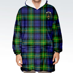 Gordon Modern Tartan Hoodie Blanket