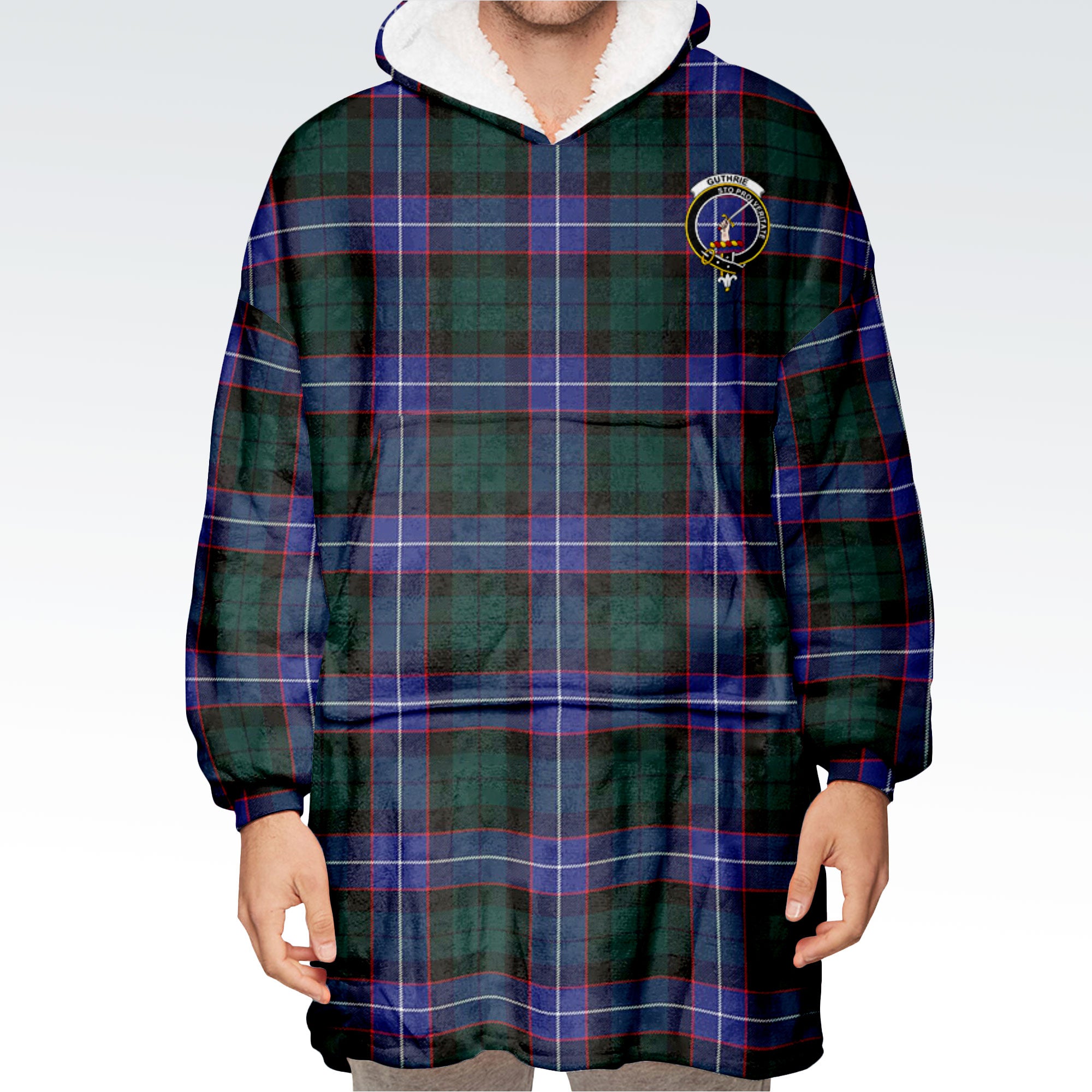 Guthrie Modern Tartan Hoodie Blanket