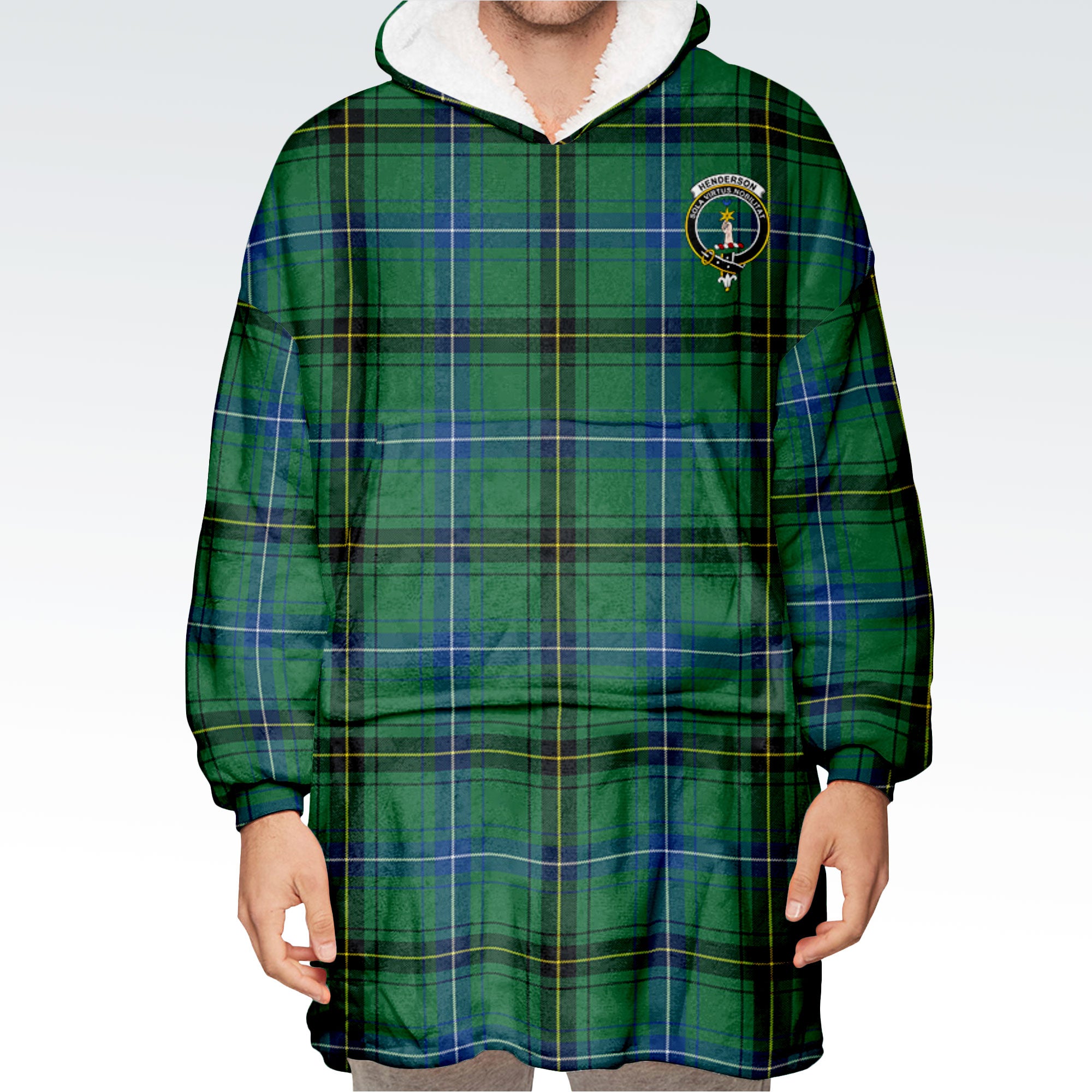 Henderson Ancient Tartan Hoodie Blanket