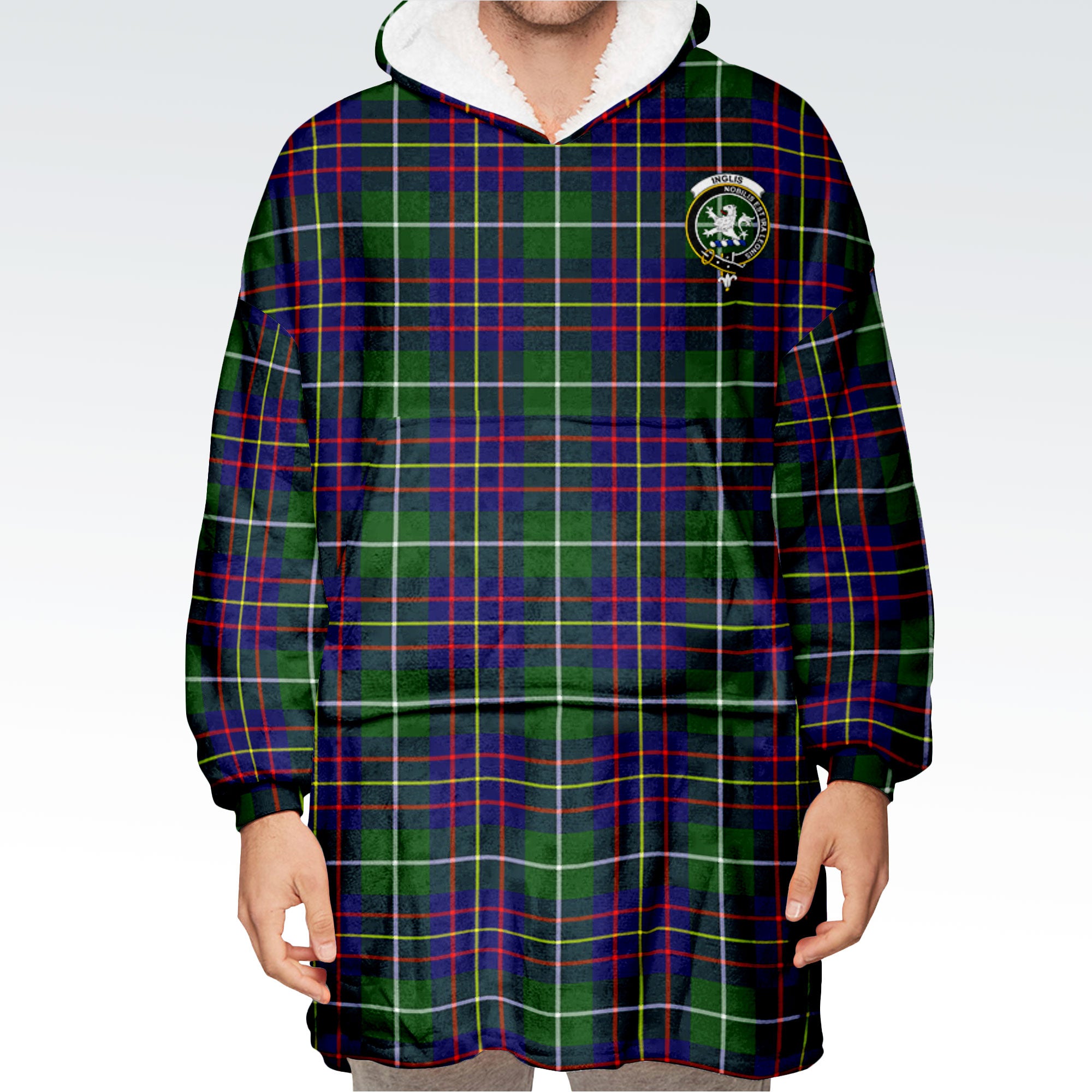 Inglis Modern Tartan Hoodie Blanket