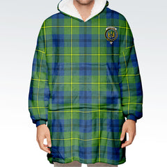 Johnstone Ancient Tartan Hoodie Blanket