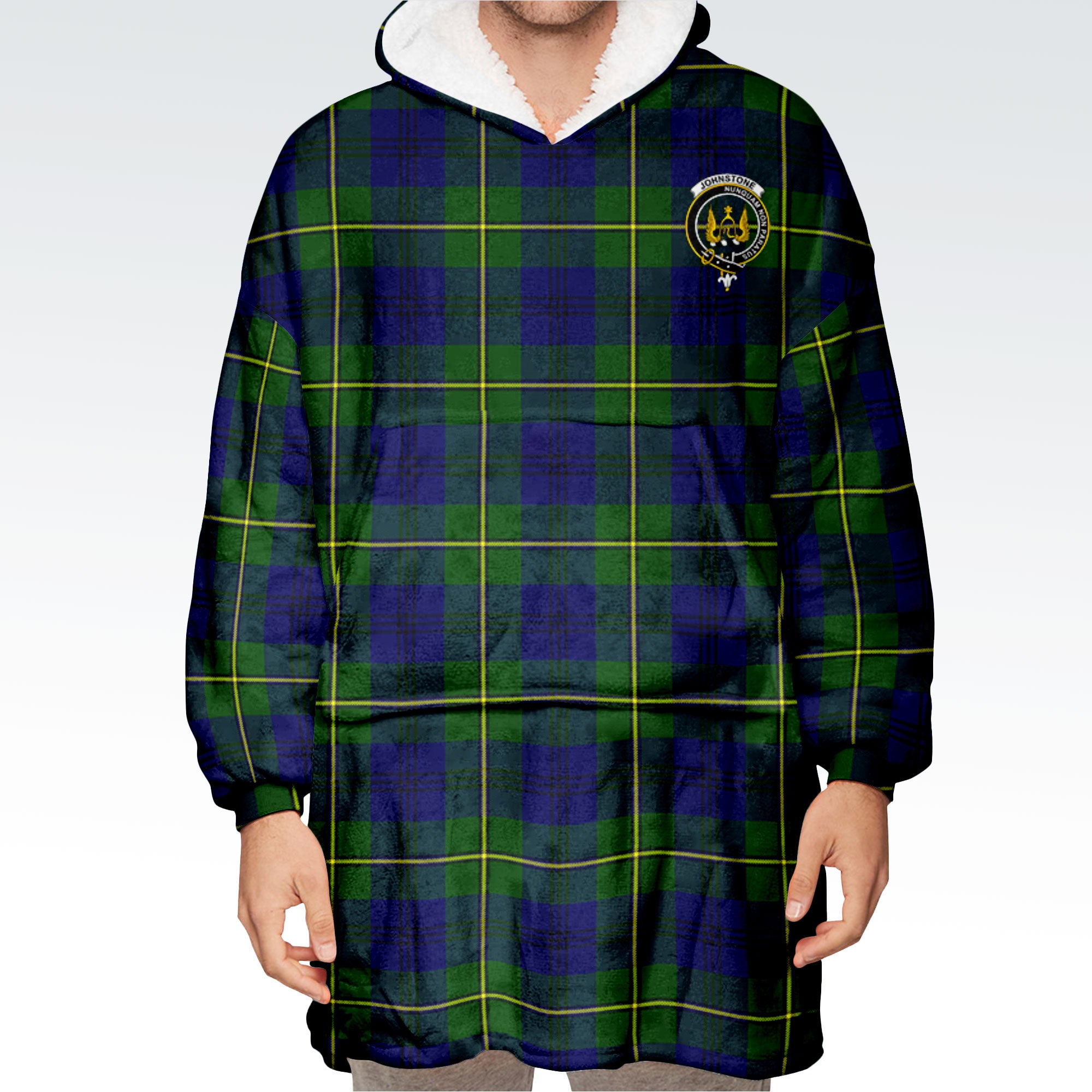 Johnstone Modern Tartan Hoodie Blanket