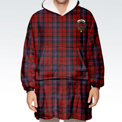 Kelly of Sleat Red Tartan Hoodie Blanket