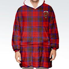 Leslie Modern Tartan Hoodie Blanket