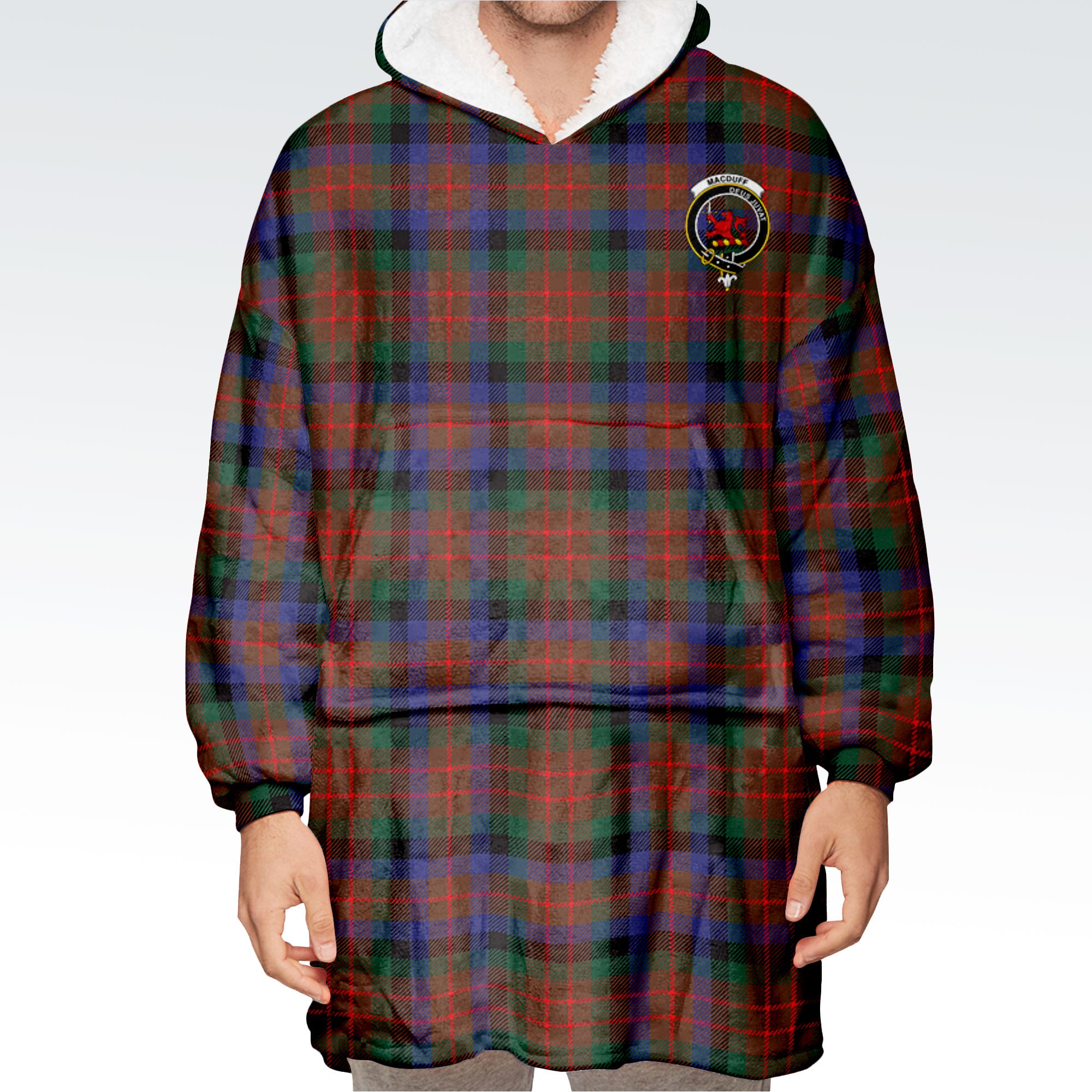 MacDuff Hunting Modern Tartan Hoodie Blanket