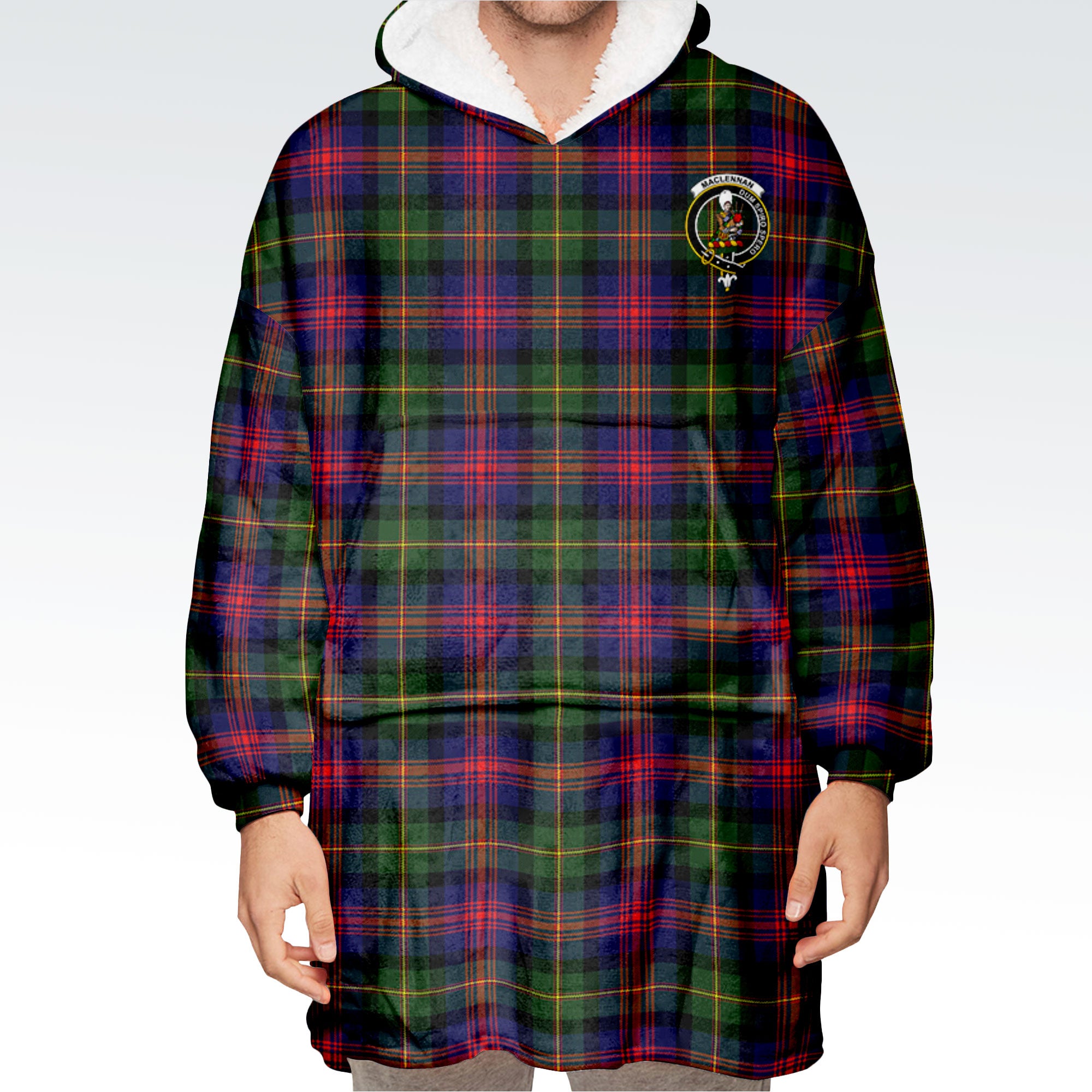 MacLennan Modern Tartan Hoodie Blanket