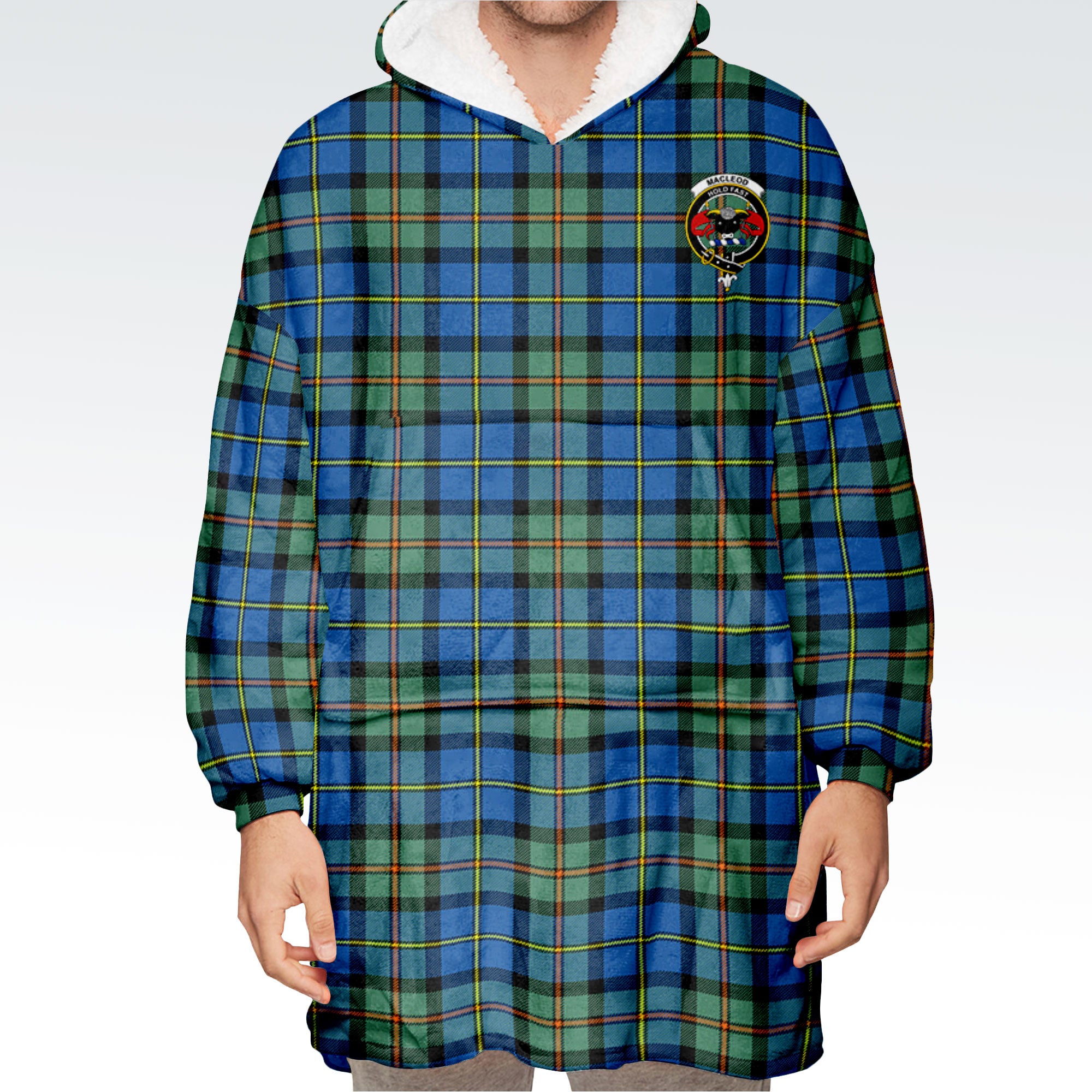 MacLeod of Harris Ancient Tartan Hoodie Blanket