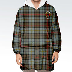 MacLeod of Harris Weathered Tartan Hoodie Blanket