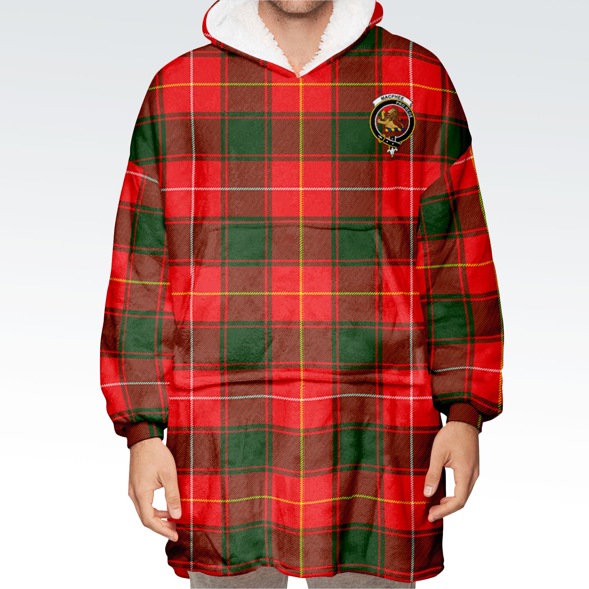 MacPhee Modern Tartan Hoodie Blanket