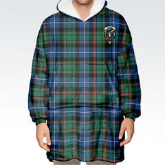 MacRae Hunting Ancient Tartan Hoodie Blanket