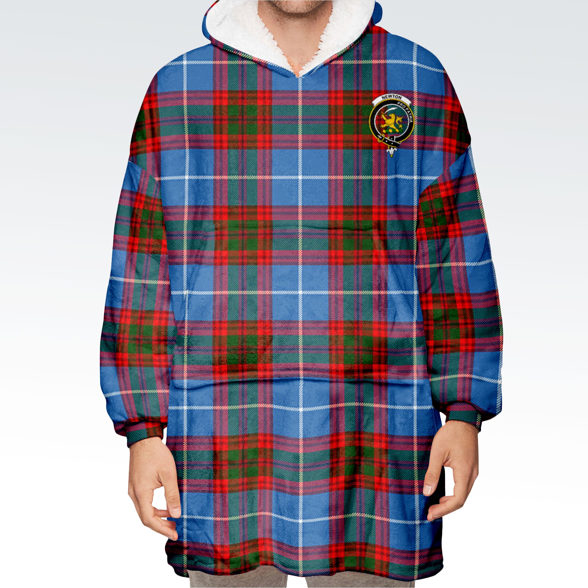 Newton Tartan Hoodie Blanket