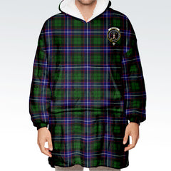 Russell Modern Tartan Hoodie Blanket