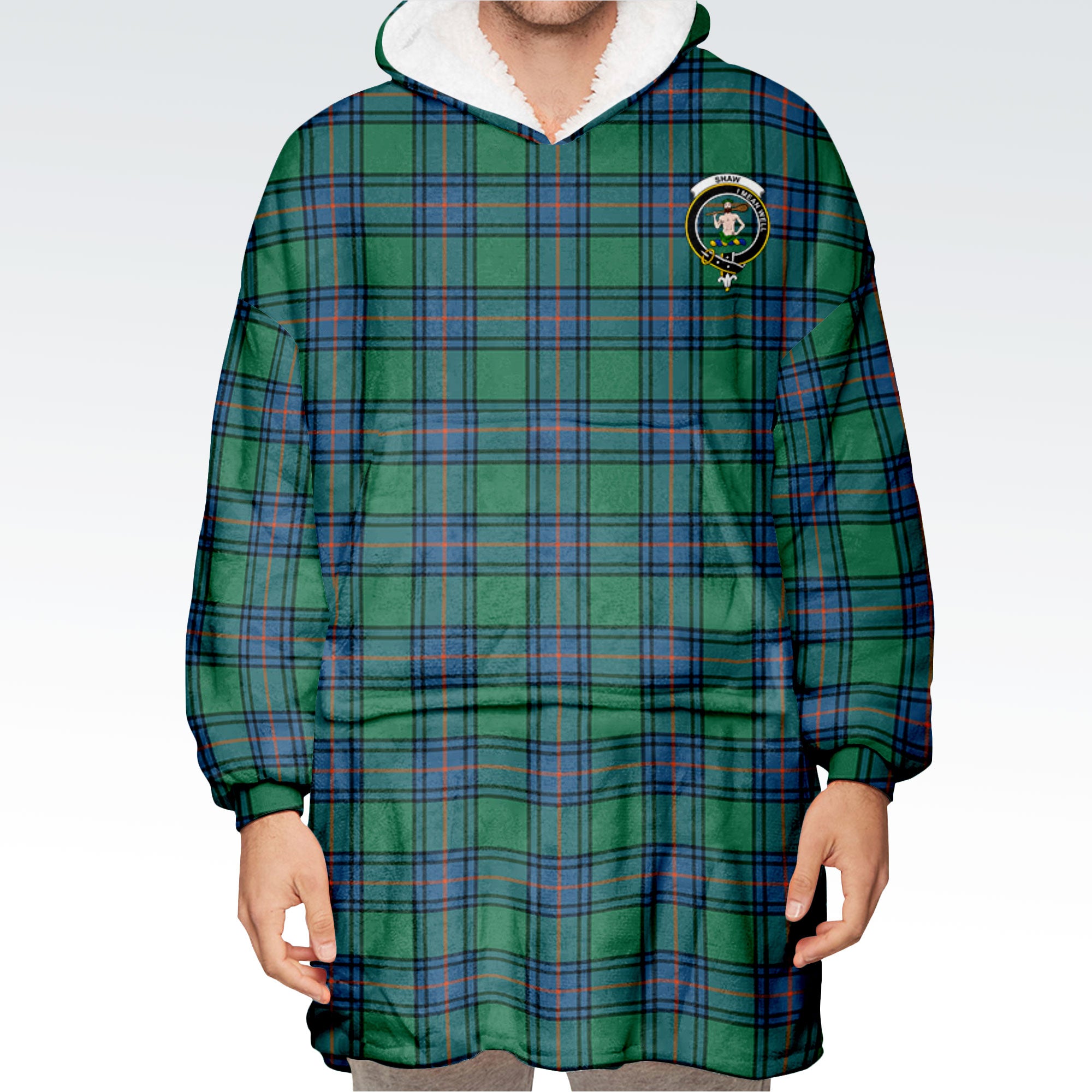 Shaw (of Sauchie) Tartan Hoodie Blanket