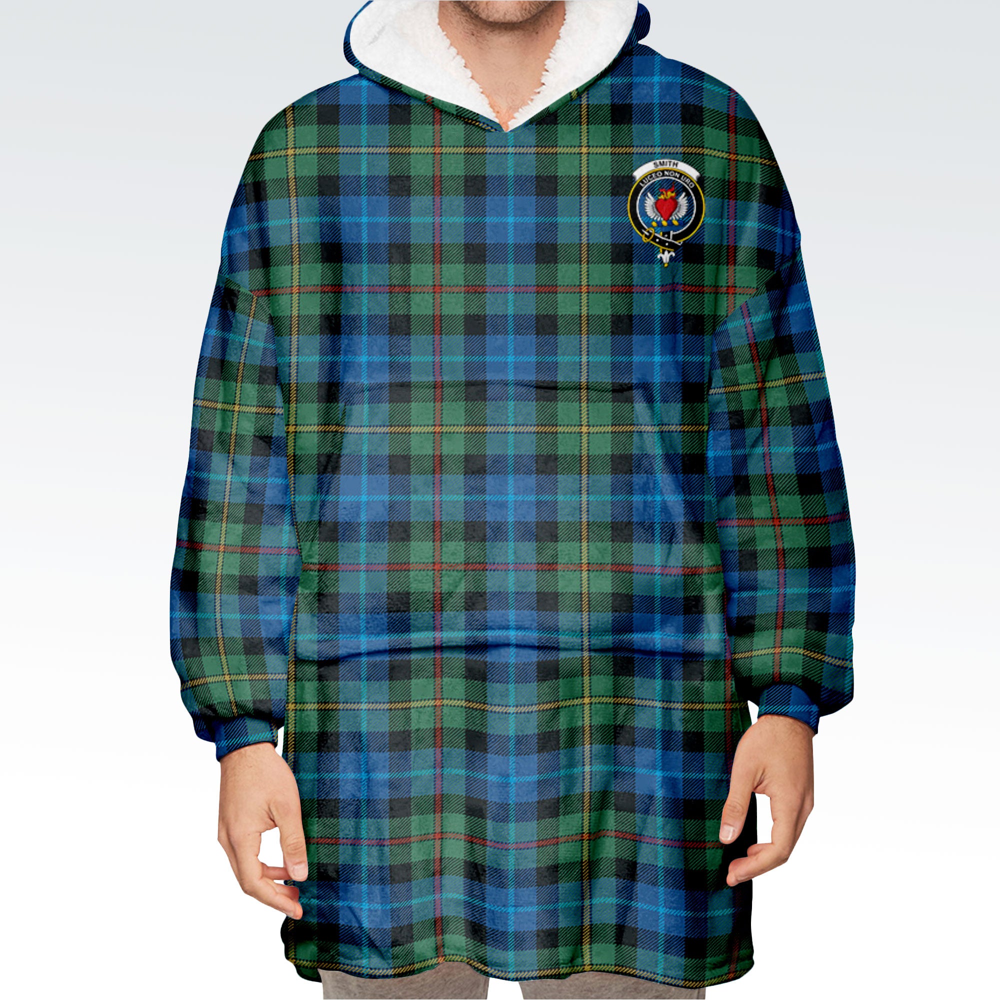 Smith Ancient Tartan Hoodie Blanket