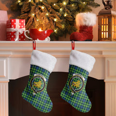 Campbell of Breadalbane Ancient Tartan Crest Christmas Stocking