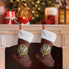 Carruthers Tartan Crest Christmas Stocking