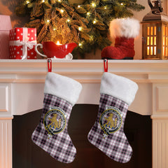 MacPherson Hunting Modern Tartan Crest Christmas Stocking