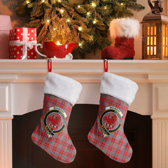 Moubray Tartan Crest Christmas Stocking