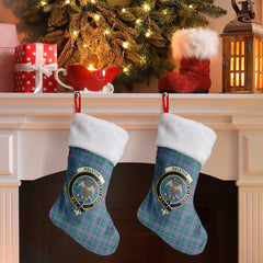 Ralston Tartan Crest Christmas Stocking