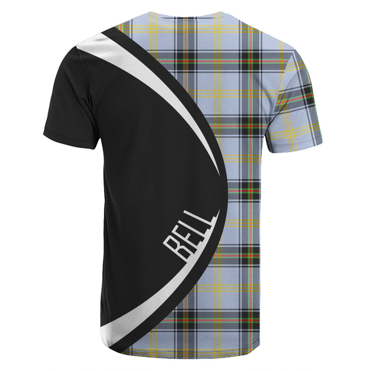 Bell of the Borders Tartan Crest T-shirt - Circle Style