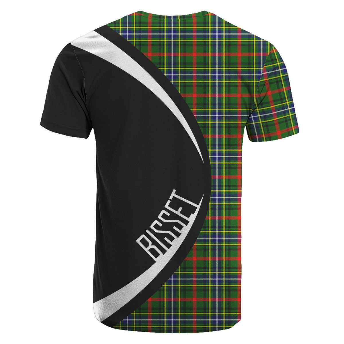 Bisset Tartan Crest T-shirt - Circle Style