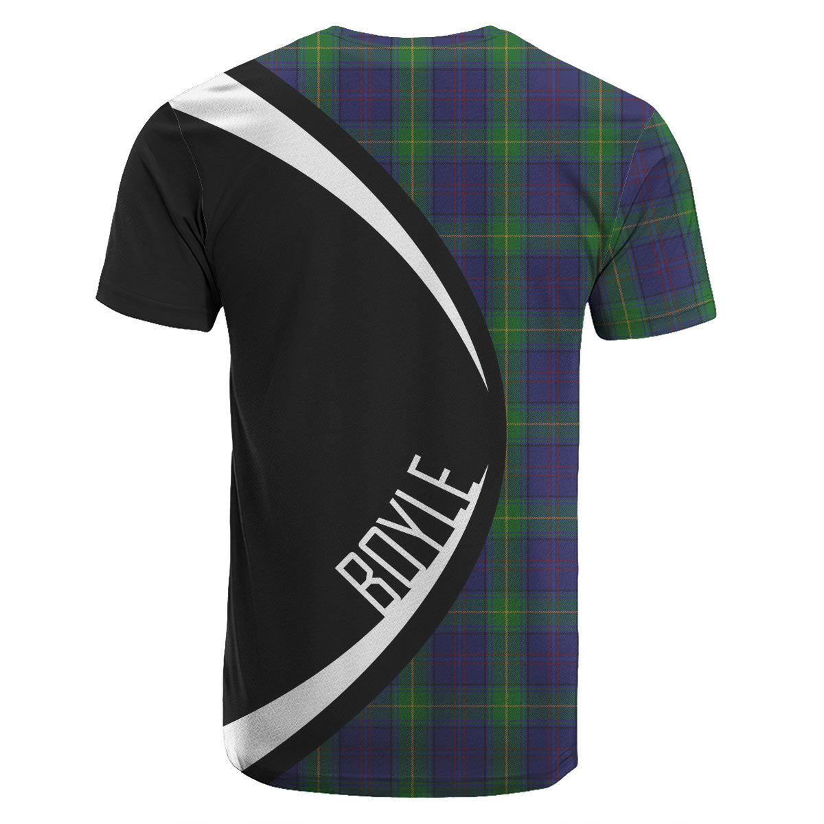 Boyle Tartan Crest T-shirt - Circle Style