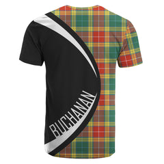 Buchanan Old Sett Tartan Crest T-shirt - Circle Style