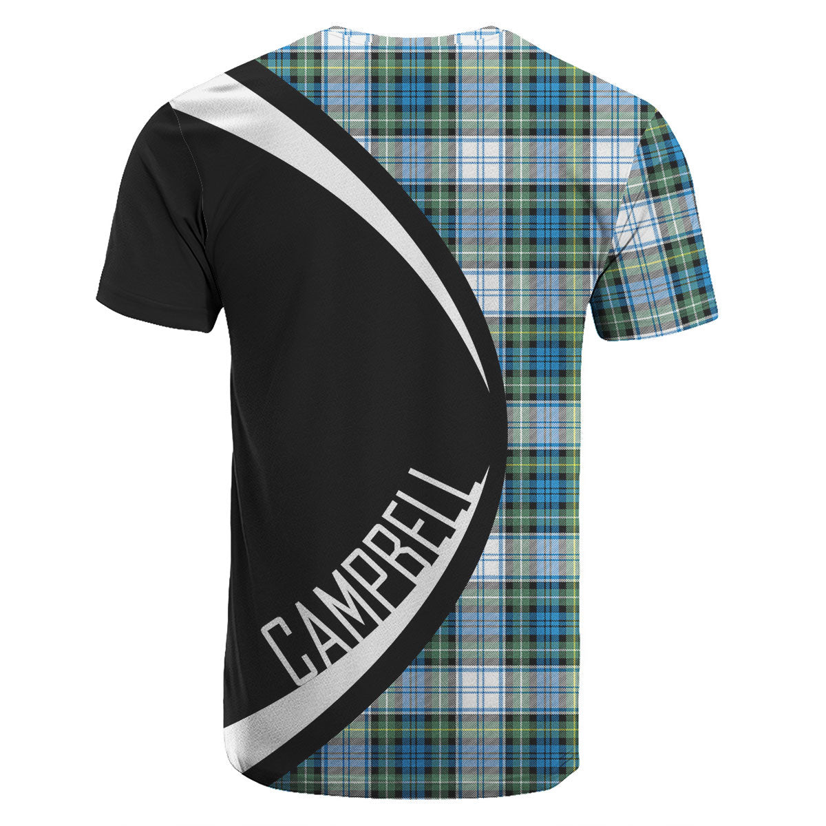 Campbell Dress Ancient Tartan Crest T-shirt - Circle Style