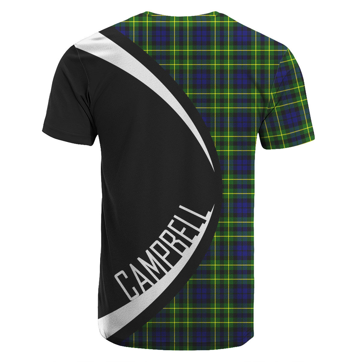 Campbell of Breadalbane Modern Tartan Crest T-shirt - Circle Style