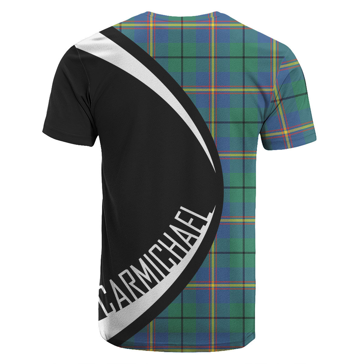 Carmichael Ancient Tartan Crest T-shirt - Circle Style