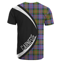 Carnegie Ancient Tartan Crest T-shirt - Circle Style