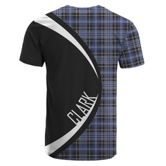 Clark Modern Tartan Crest T-shirt - Circle Style