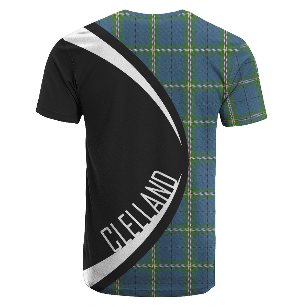 Clelland Tartan Crest T-shirt - Circle Style