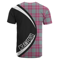 Crawford Ancient Tartan Crest T-shirt - Circle Style