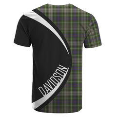 Davidson Tulloch Dress Tartan Crest T-shirt - Circle Style