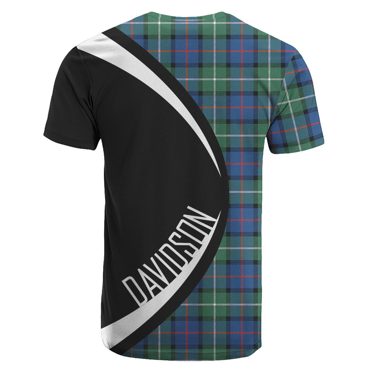 Davidson of Tulloch Tartan Crest T-shirt - Circle Style