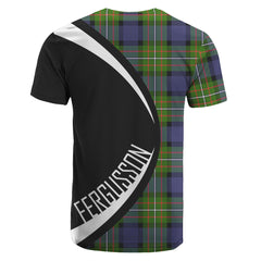 Fergusson Modern Tartan Crest T-shirt - Circle Style