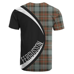 Fergusson Weathered Tartan Crest T-shirt - Circle Style