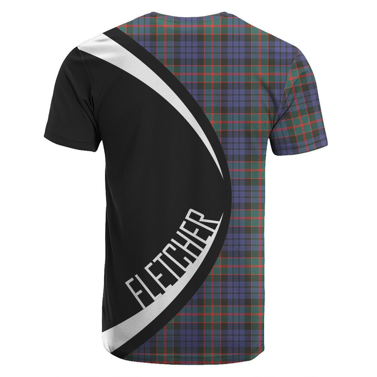 Fletcher of Dunans Tartan Crest T-shirt - Circle Style