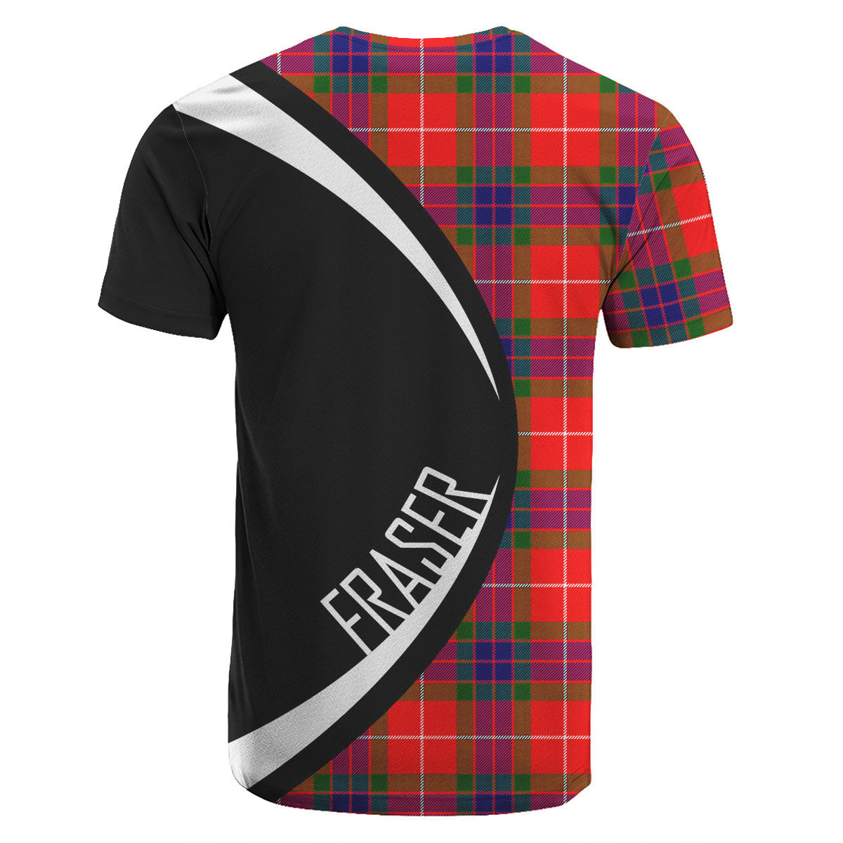 Fraser Tartan Crest T-shirt - Circle Style