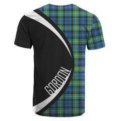 Gordon Ancient Tartan Crest T-shirt - Circle Style