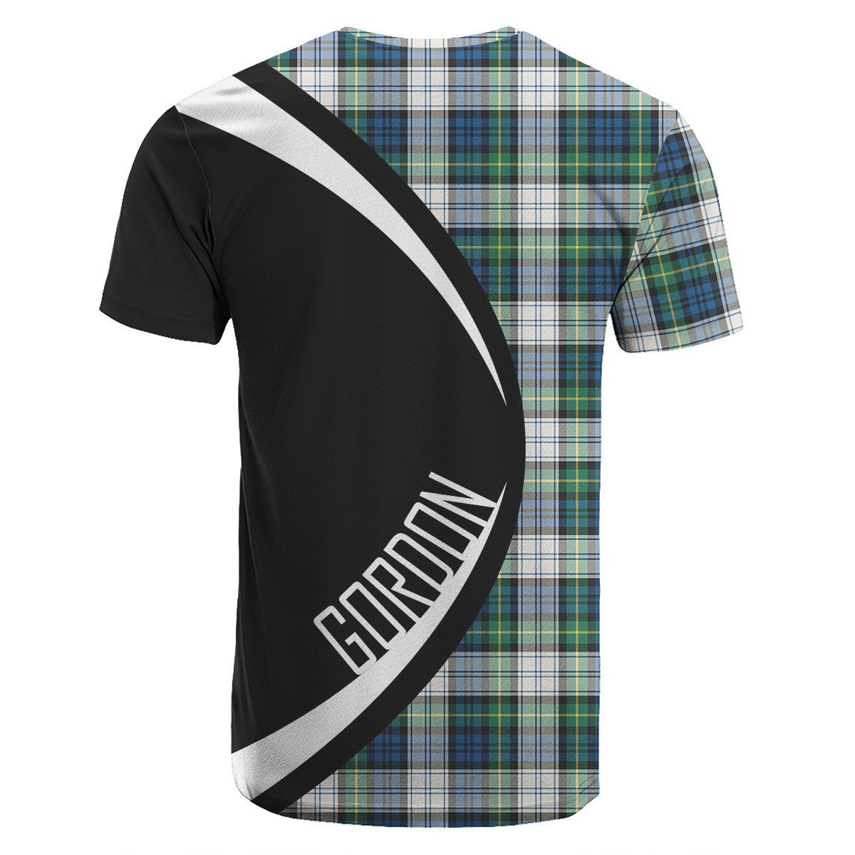 Gordon Dress Ancient Tartan Crest T-shirt - Circle Style