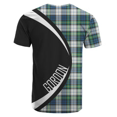 Gordon Dress Ancient Tartan Crest T-shirt - Circle Style