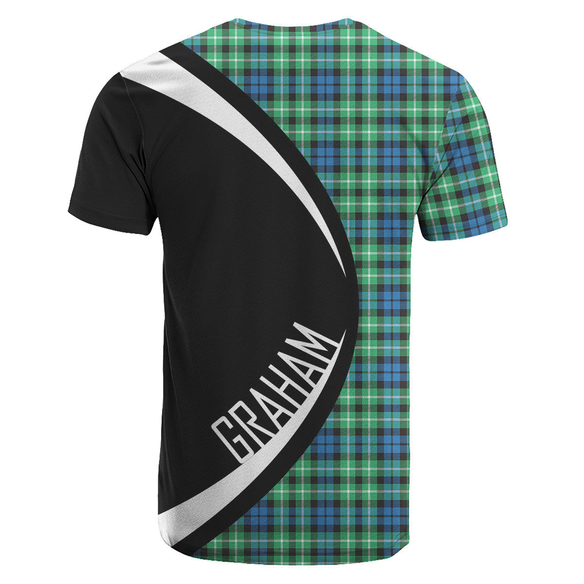 Graham of Montrose Ancient Tartan Crest T-shirt - Circle Style