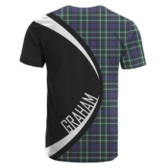 Graham of Montrose Modern Tartan Crest T-shirt - Circle Style