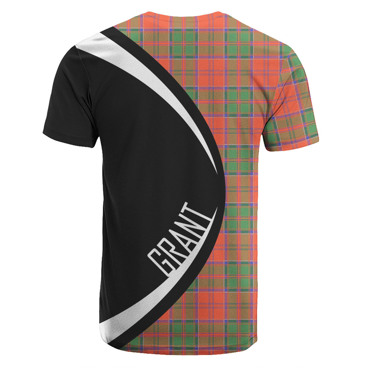 Grant Ancient Tartan Crest T-shirt - Circle Style