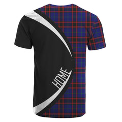 Home Modern Tartan Crest T-shirt - Circle Style