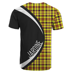 Jardine Tartan Crest T-shirt - Circle Style